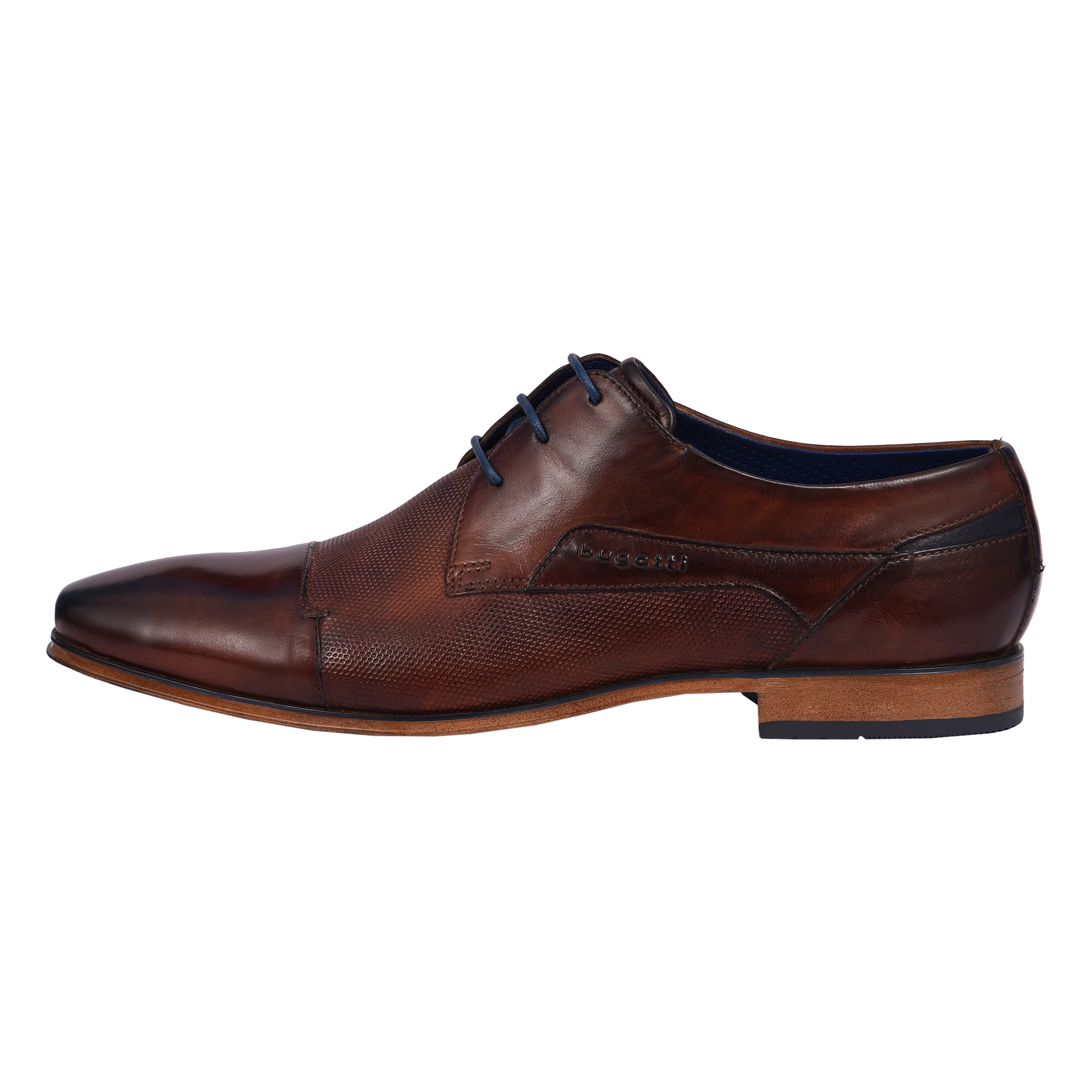 Morino business lace ups brown bugatti shoes