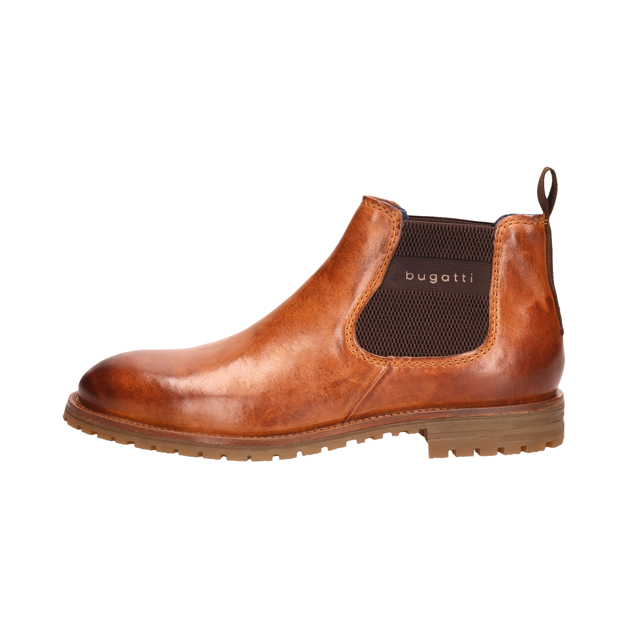 Cuir Chelsea cognac