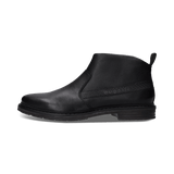 Schwarze Stiefel aus Leder