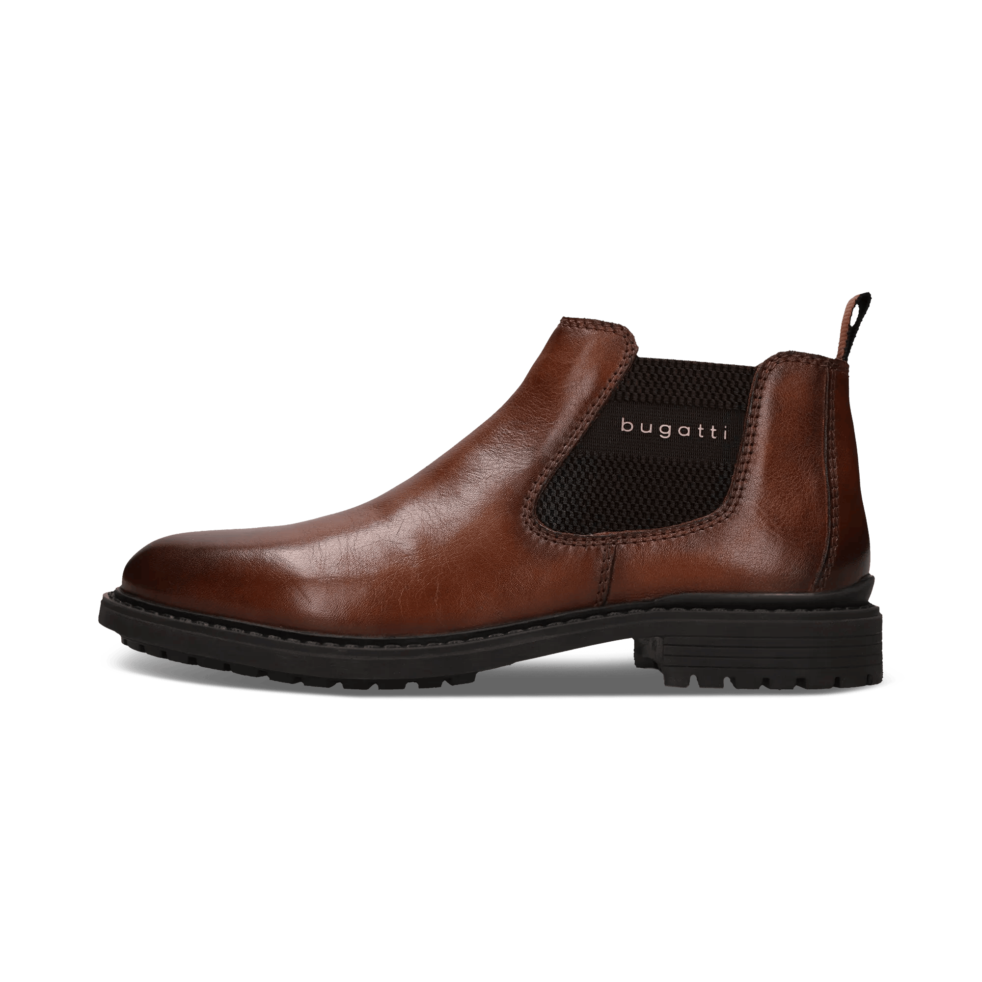 Cognacbraune Chelsea Boot aus Leder