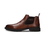 Cognacbraune Chelsea Boot aus Leder