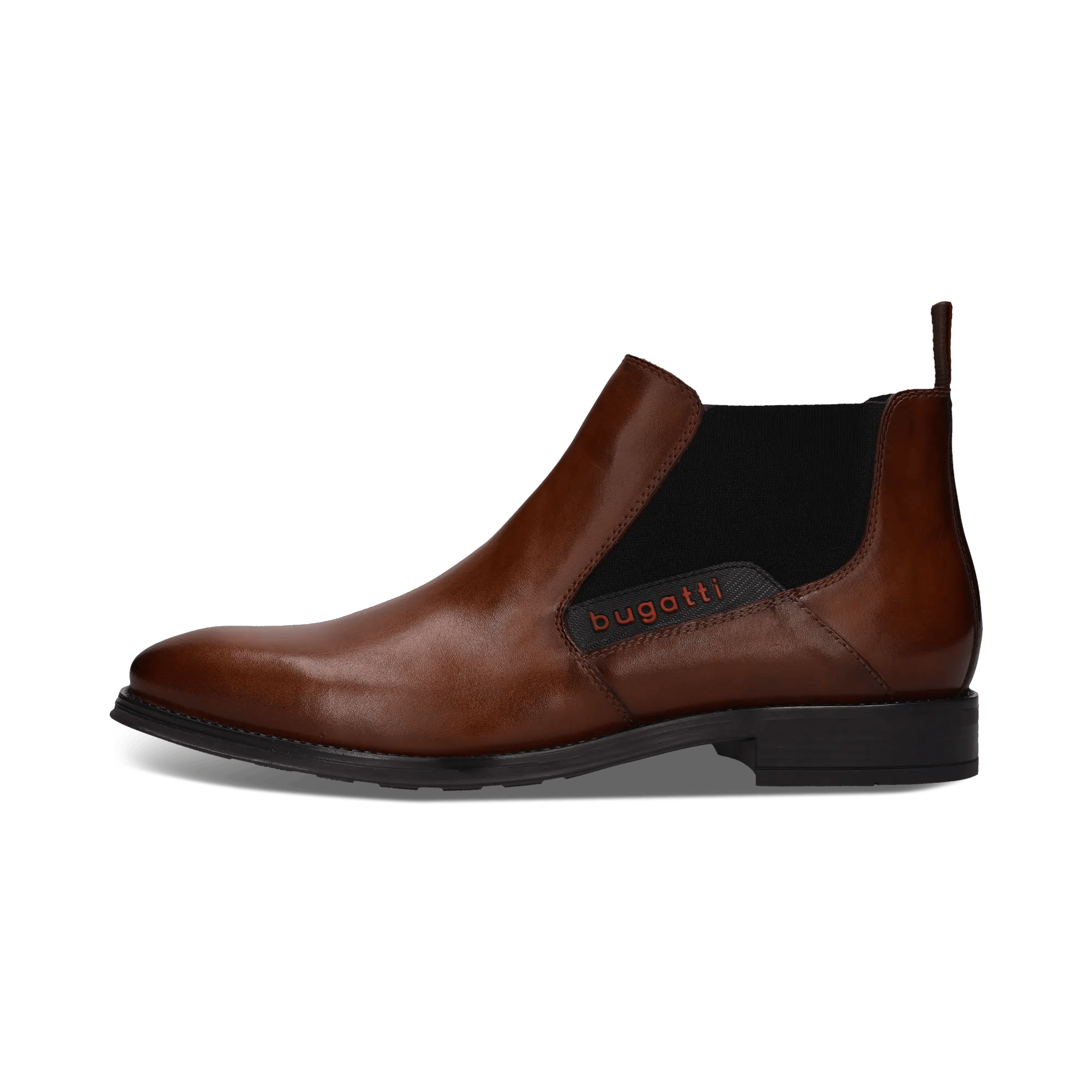 Cognacbraune Chelsea Boot aus Leder