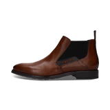 Cognacbraune Chelsea Boot aus Leder