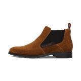 Cognacbraune Chelsea Boot aus Leder