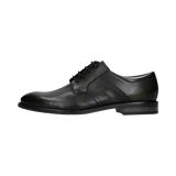 Dunkelgrüne Derby-Schuh aus Leder