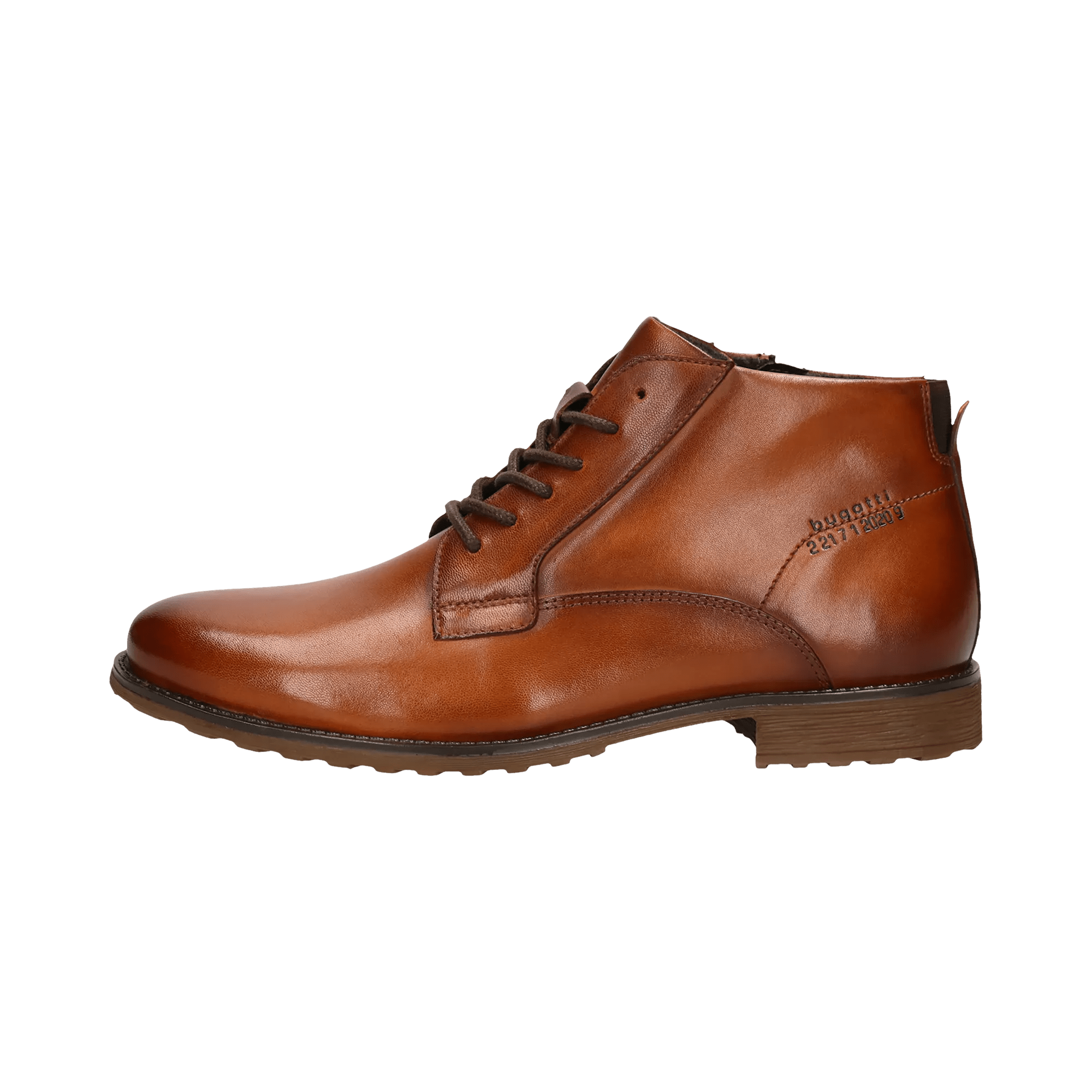 bugatti Leather Lace-up Boots Cognac | Timeless Style for Any