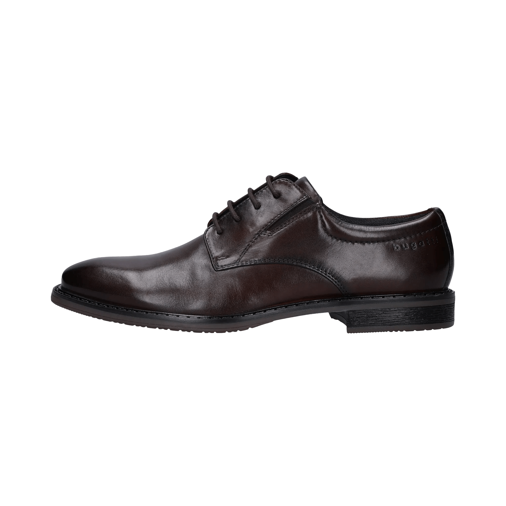 Leder Business Schnürer dunkelbraun