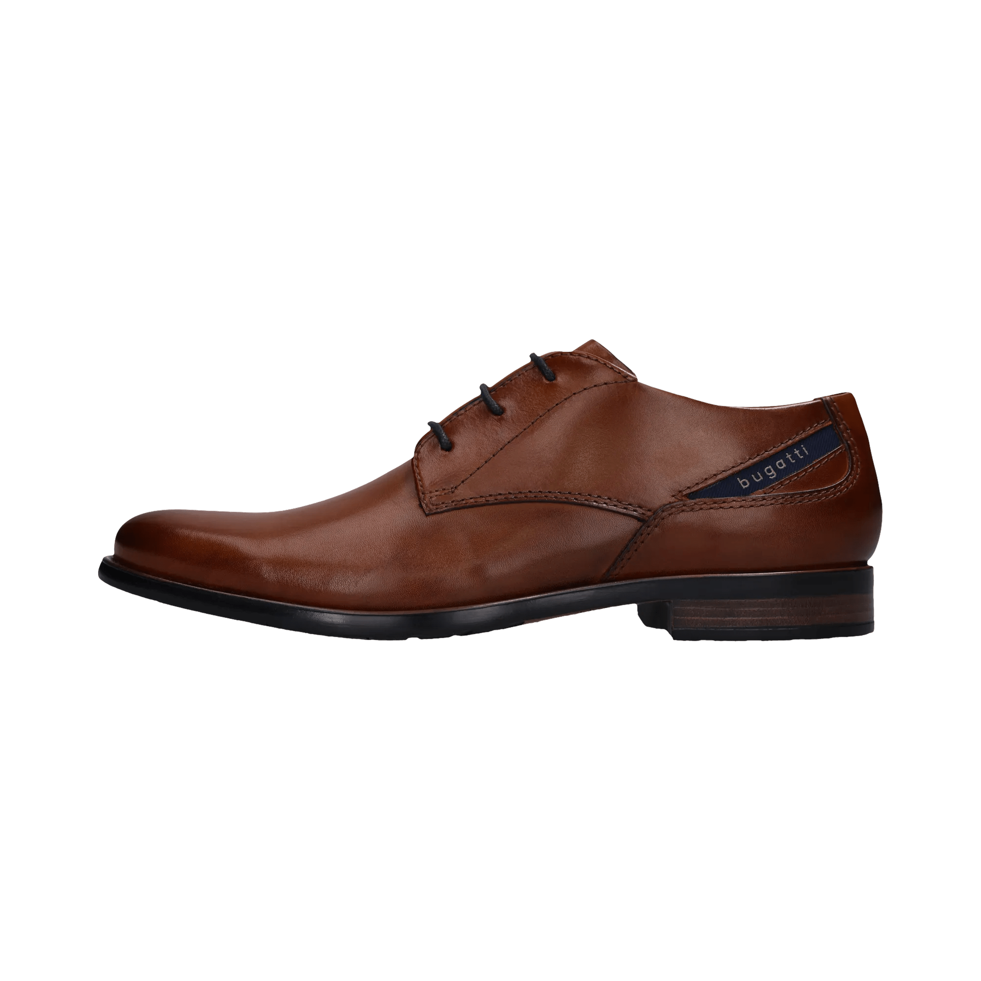 Leder Business Schnürer cognac