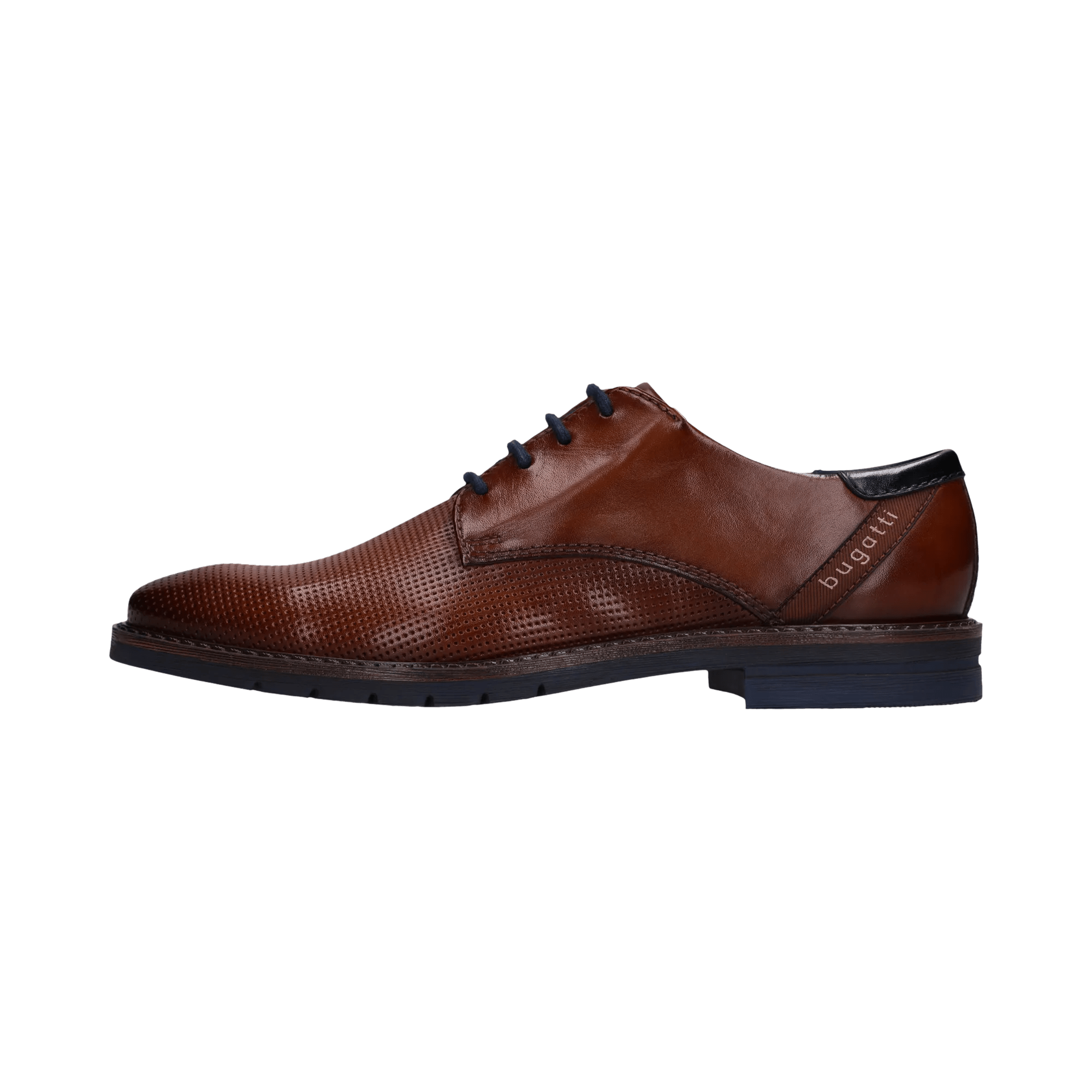 Leder Business Schnürer cognac