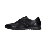 Leder Sneaker schwarz