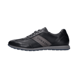 Leder Sneaker dunkelblau