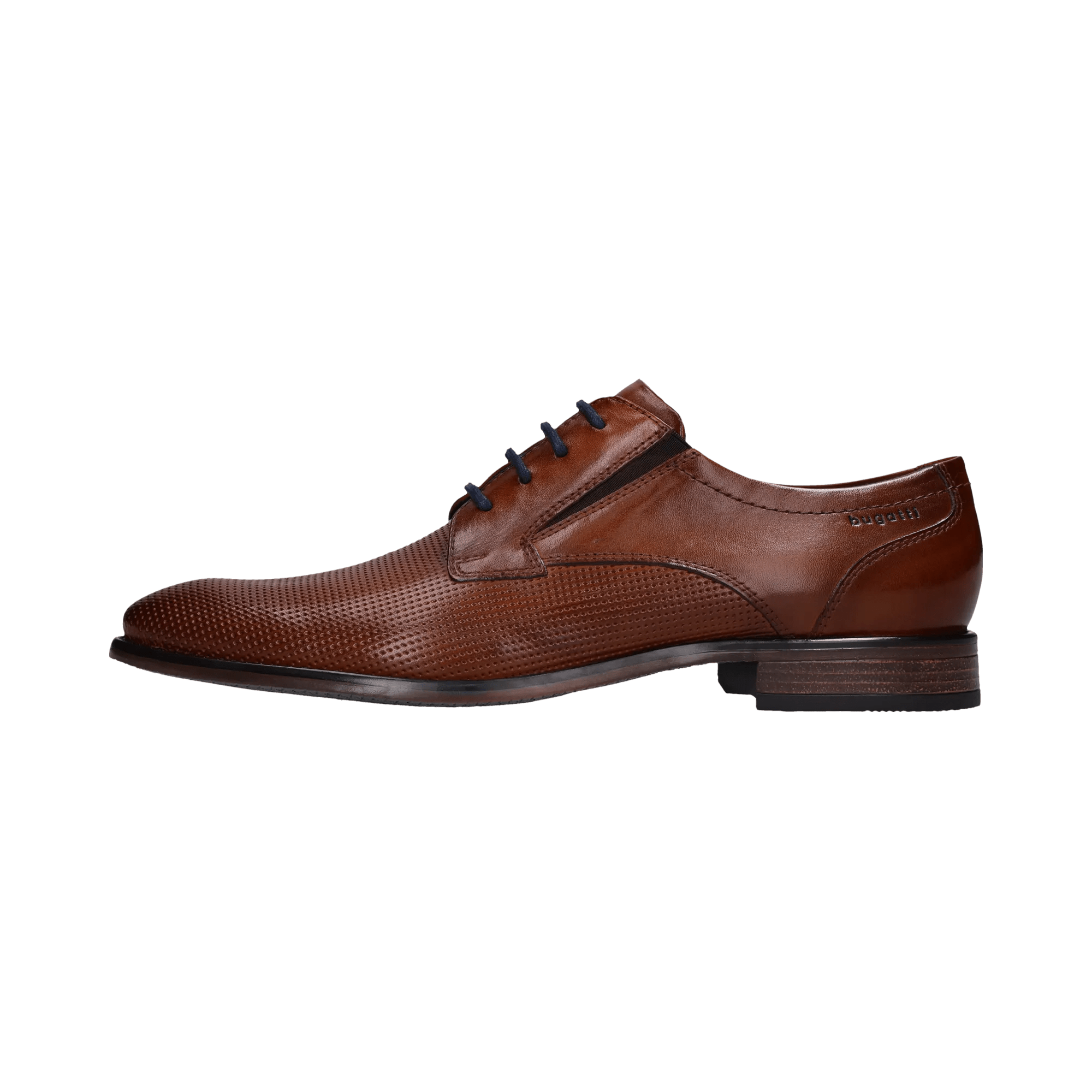 Leder Business Schnürer cognac