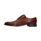 Leder Business Schnürer cognac
