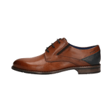 Leder Business Schnürer cognac