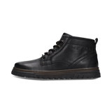 Schwarze Herren-Schnürstiefel aus Leder