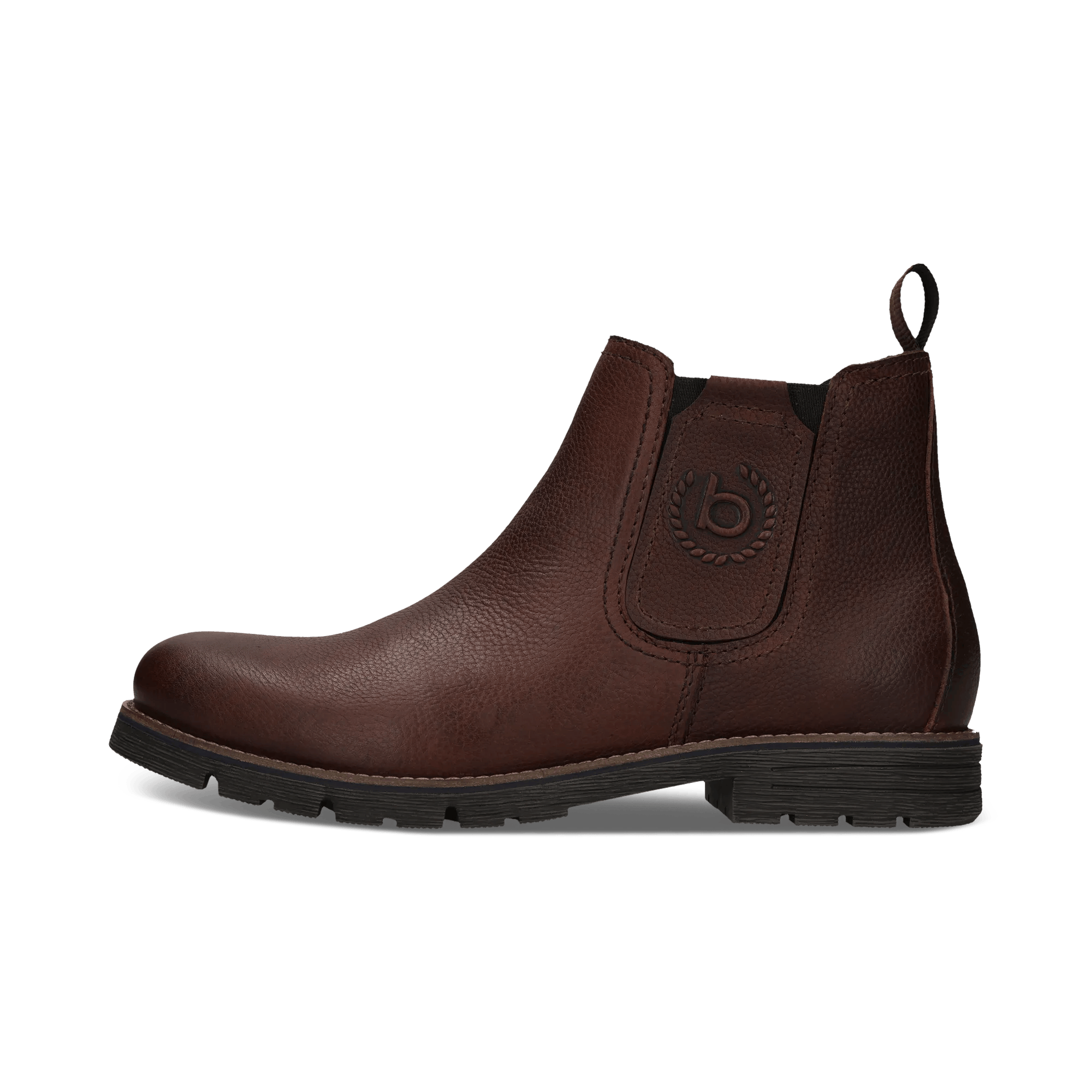 Dunkelbraune Chelsea Boot aus Leder