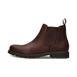Dunkelbraune Chelsea Boot aus Leder