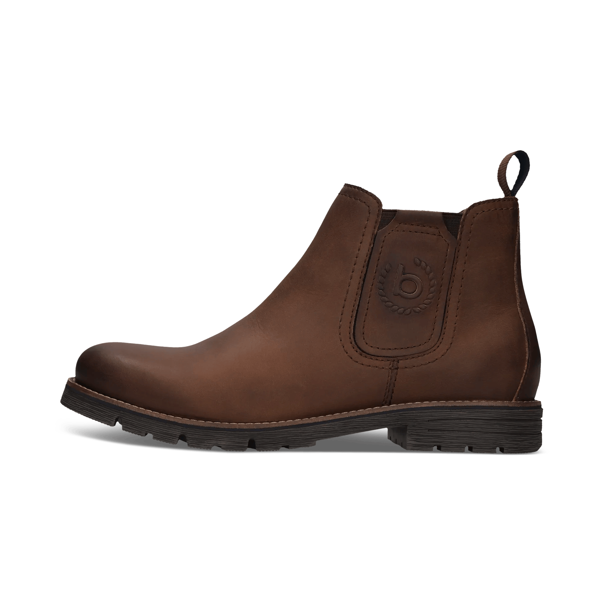 Cognacbraune Chelsea Boot aus Leder