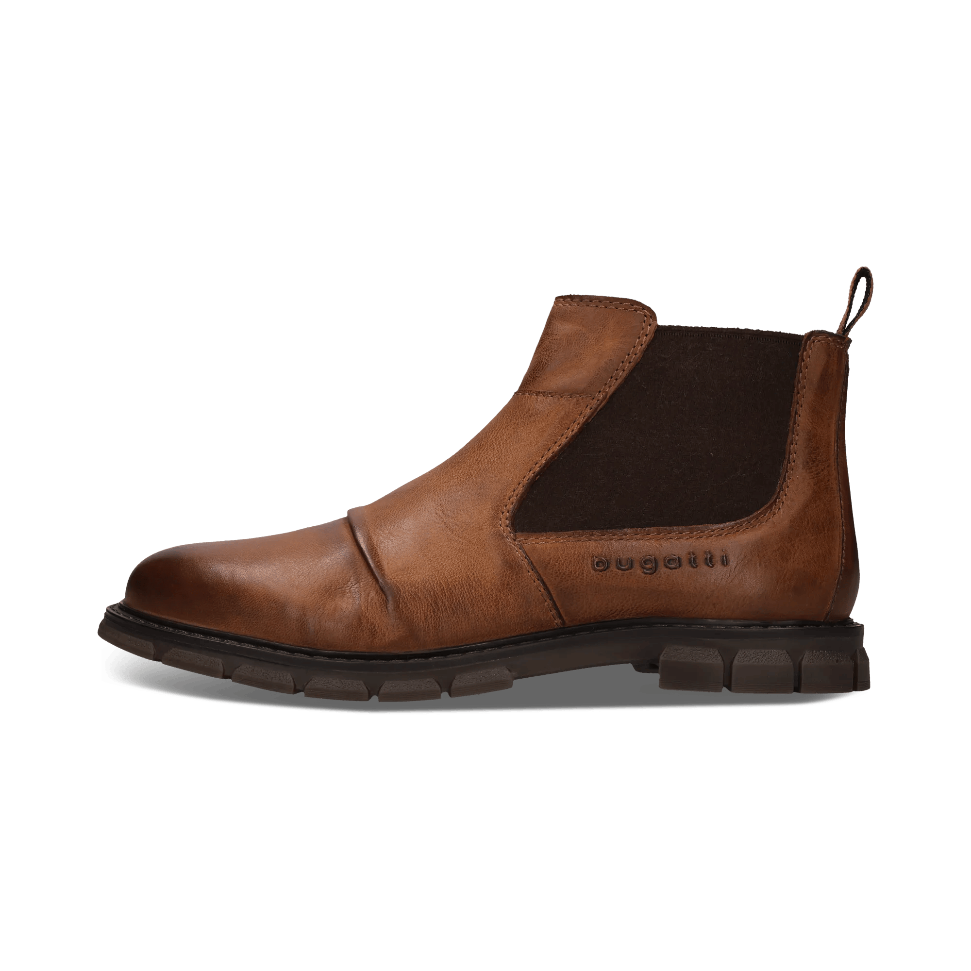 Cognacbraune Chelsea Boot aus Leder