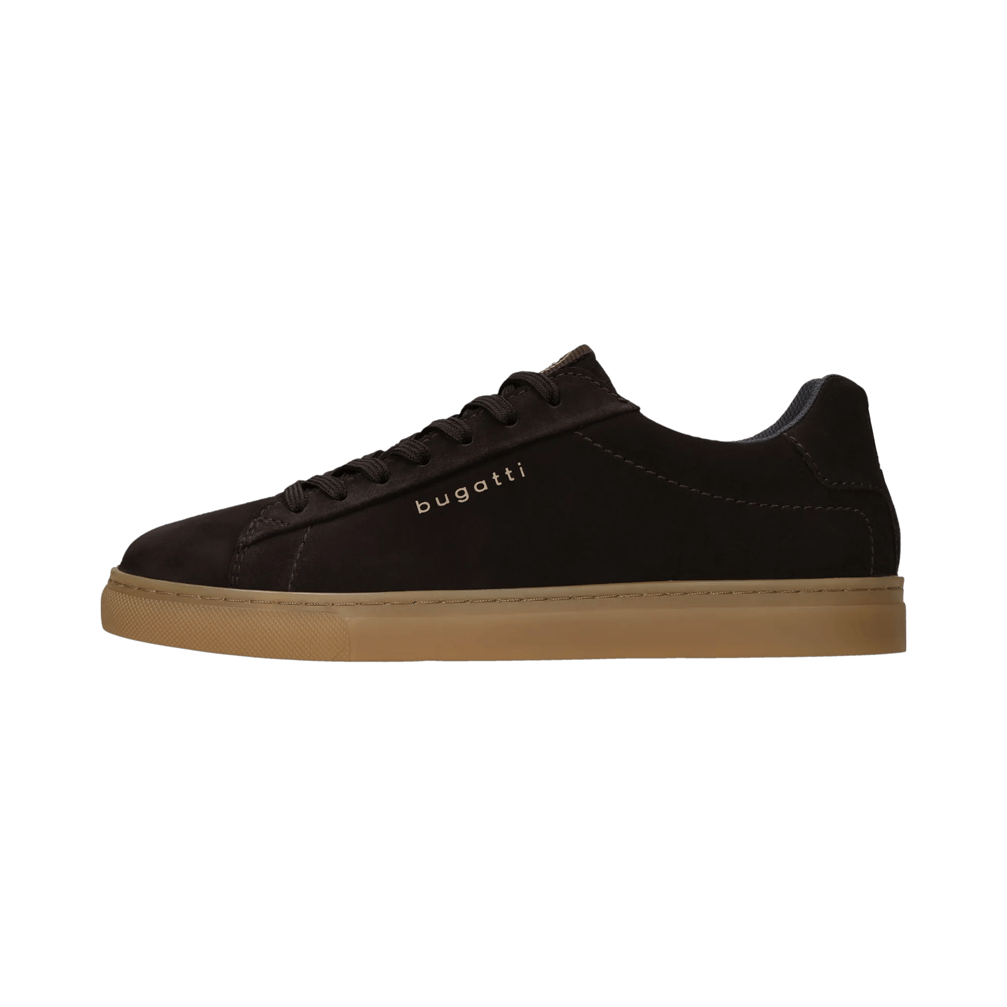 Dunkelbraune Sneaker aus Leder