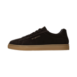 Dunkelbraune Sneaker aus Leder