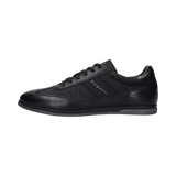 Leder Sneaker schwarz
