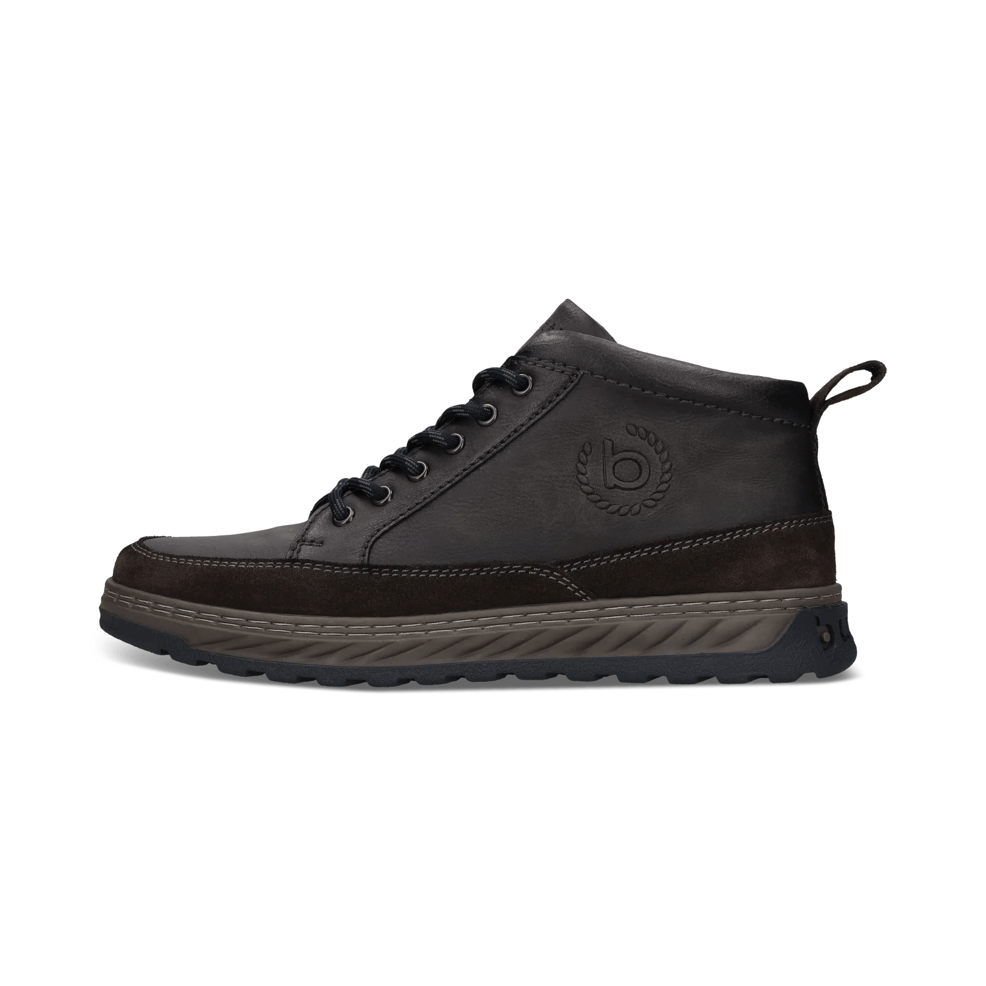 Dunkelgraue Schnürstiefel