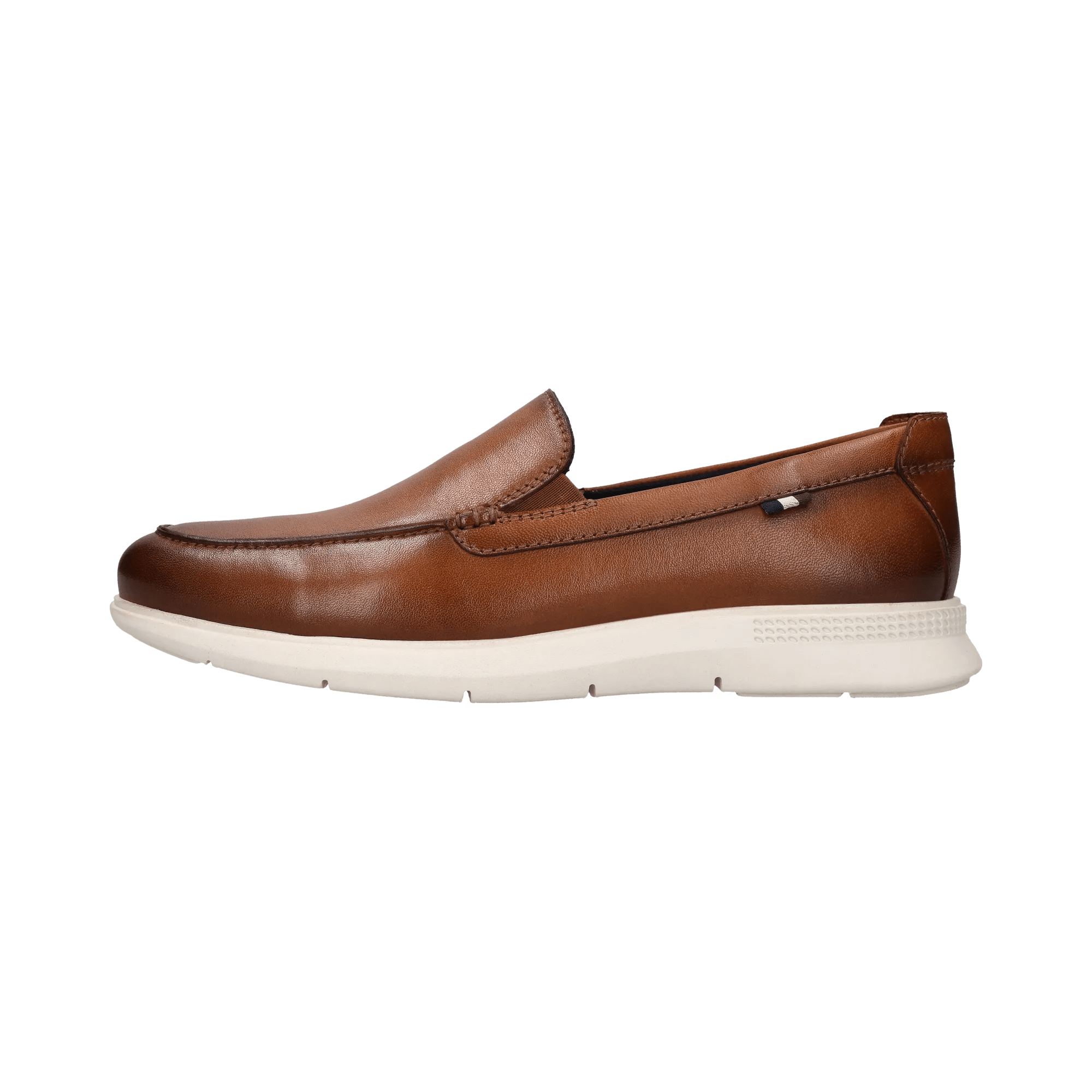 Leder Mokassin cognac