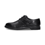 Schwarze Schnürschuh aus Leder