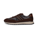 Dunkelbraune Herren-Sneaker aus Leder