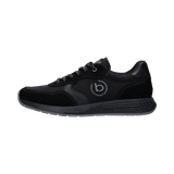 Leder Sneaker schwarz