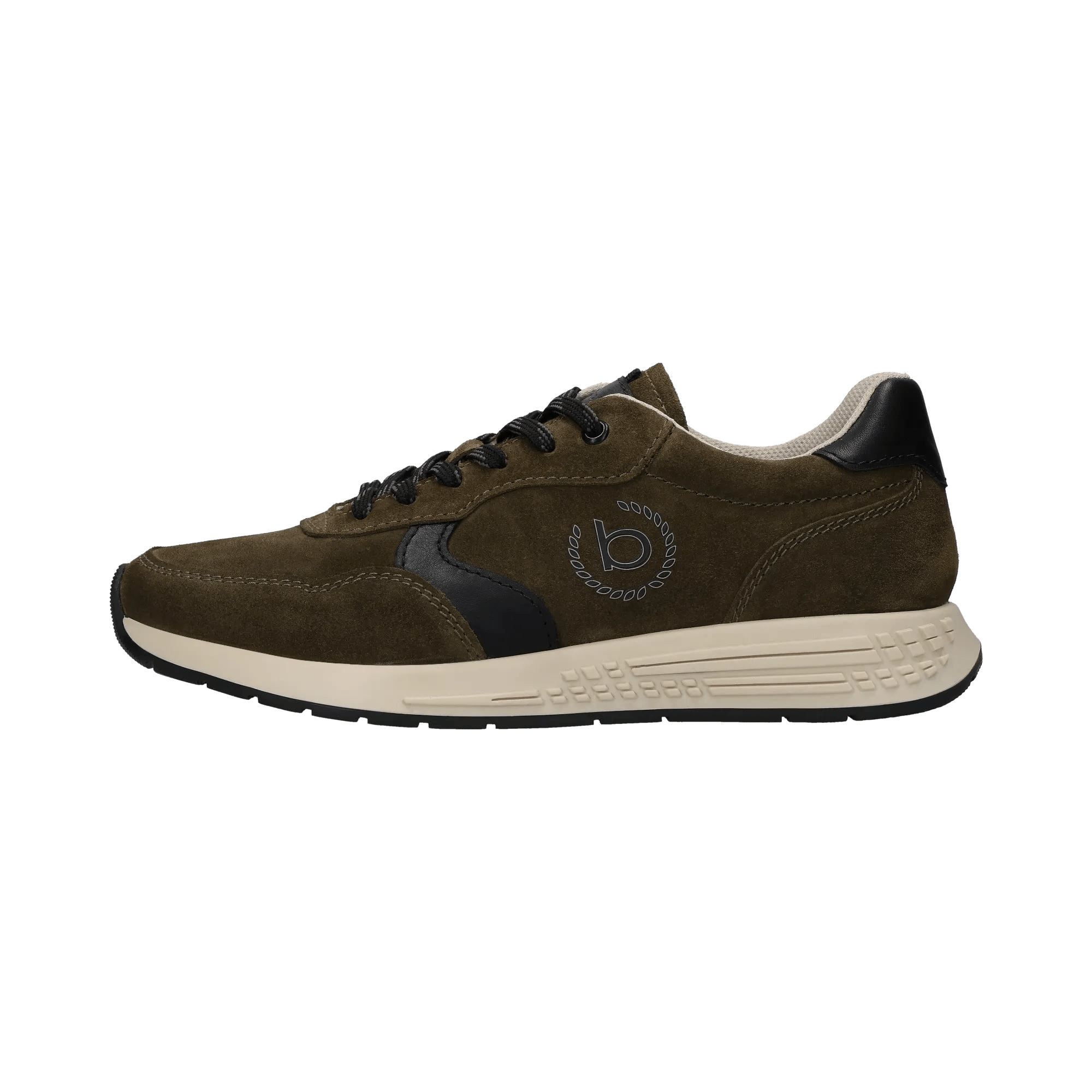 Leder Sneaker dunkelgrün