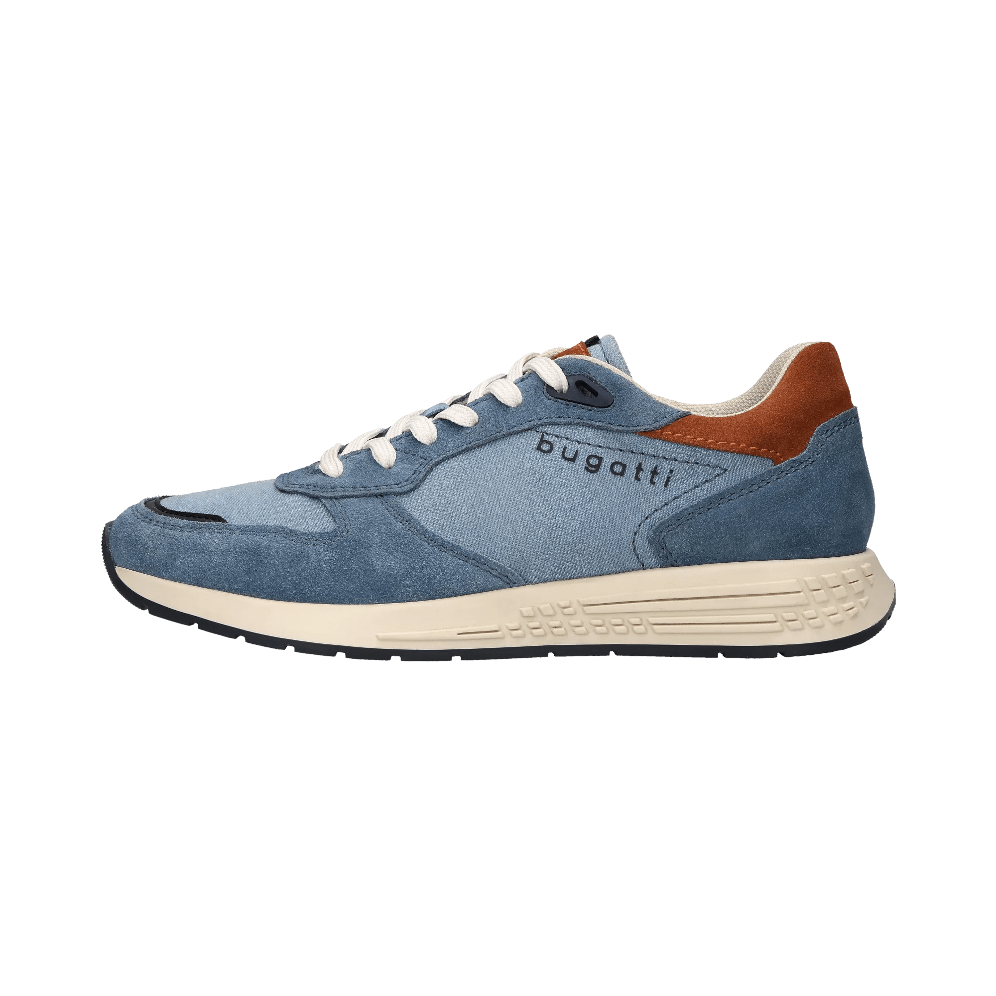 Leder Sneaker blau