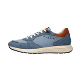 Leder Sneaker blau