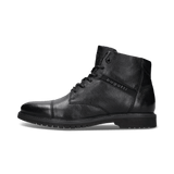 Schwarze Stiefel aus Leder
