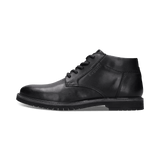 Schwarze Herren-Schnürstiefel aus Leder