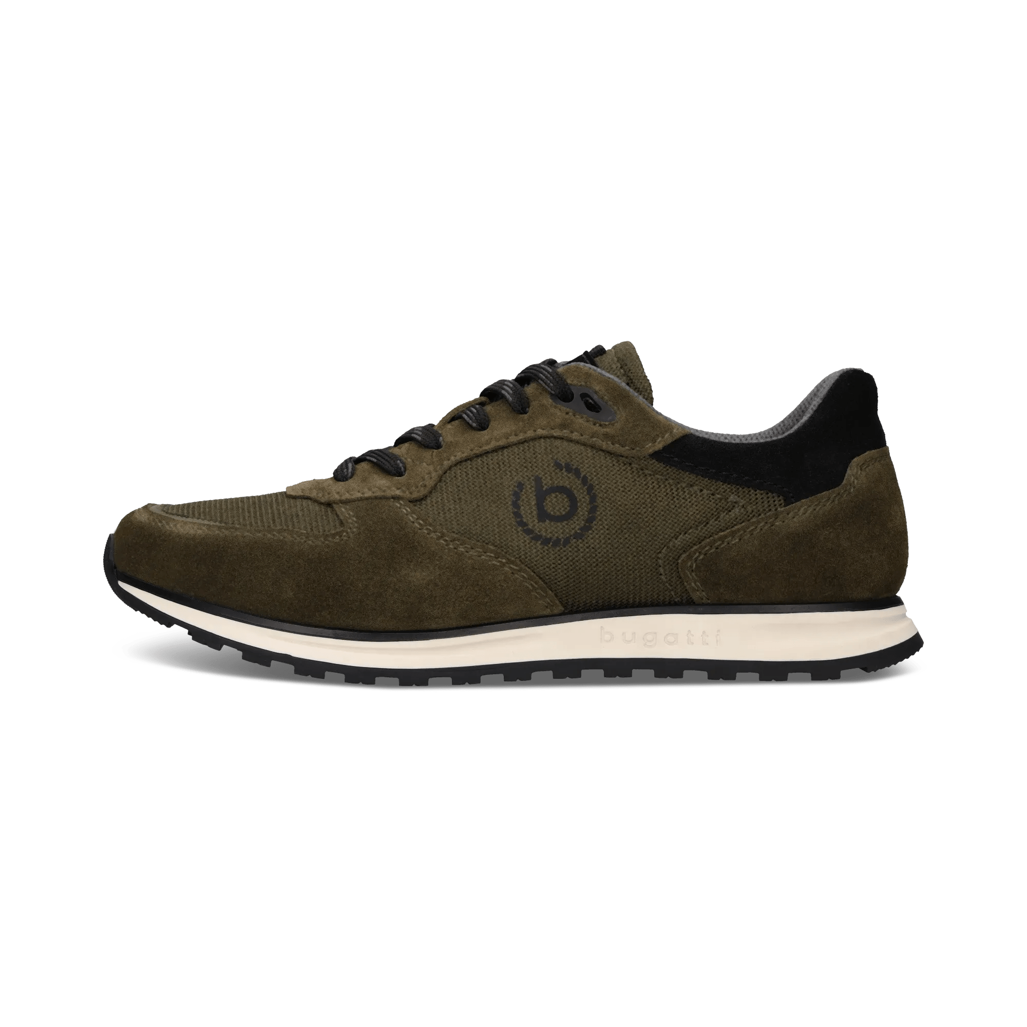 Leder Sneaker dunkelgrün