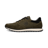 Leder Sneaker dunkelgrün