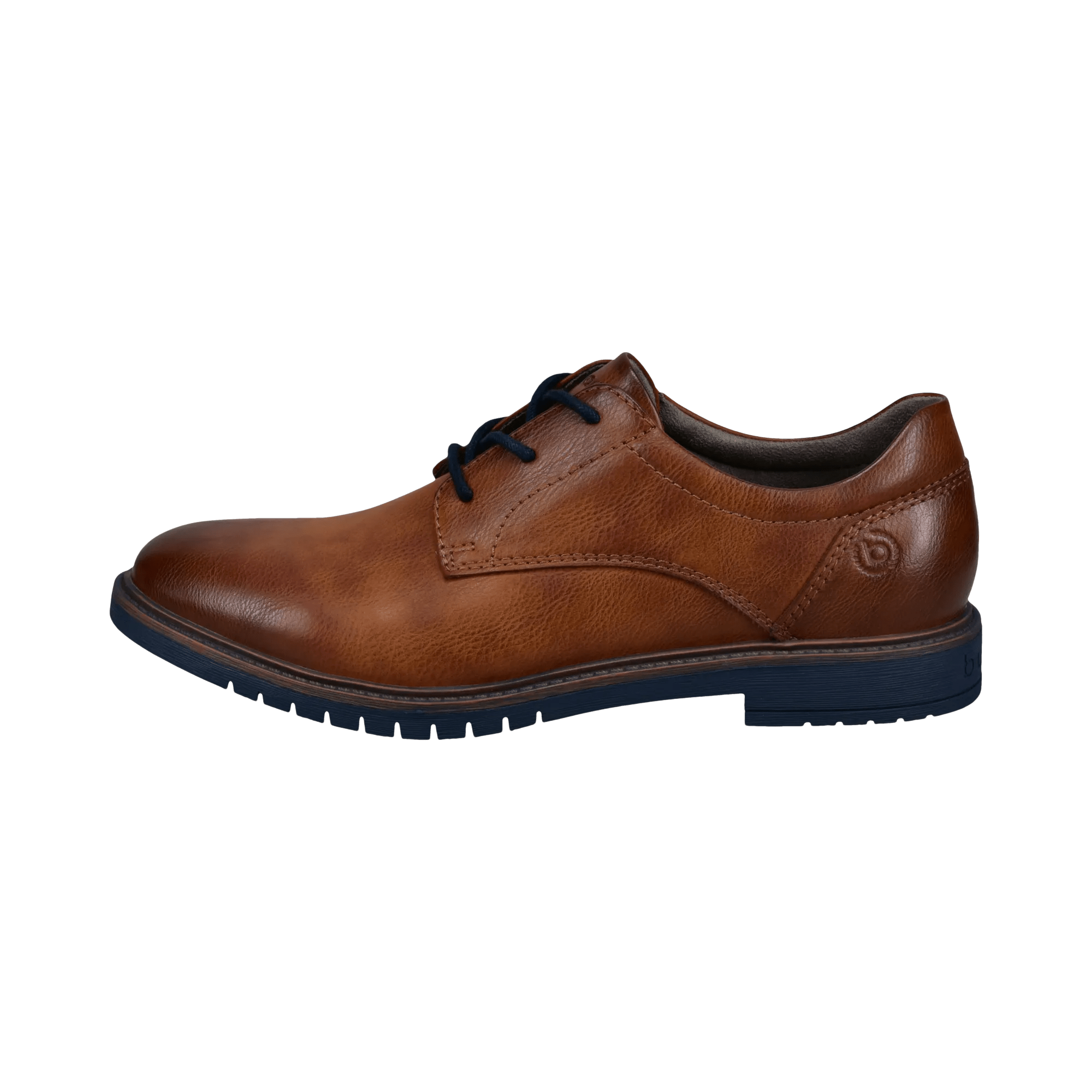 Bugatti 312164011000 - Scarpe Stringate Uomo In Pelle, Suola Sintetica, Tacco 2.5 Cm, Colore Nero