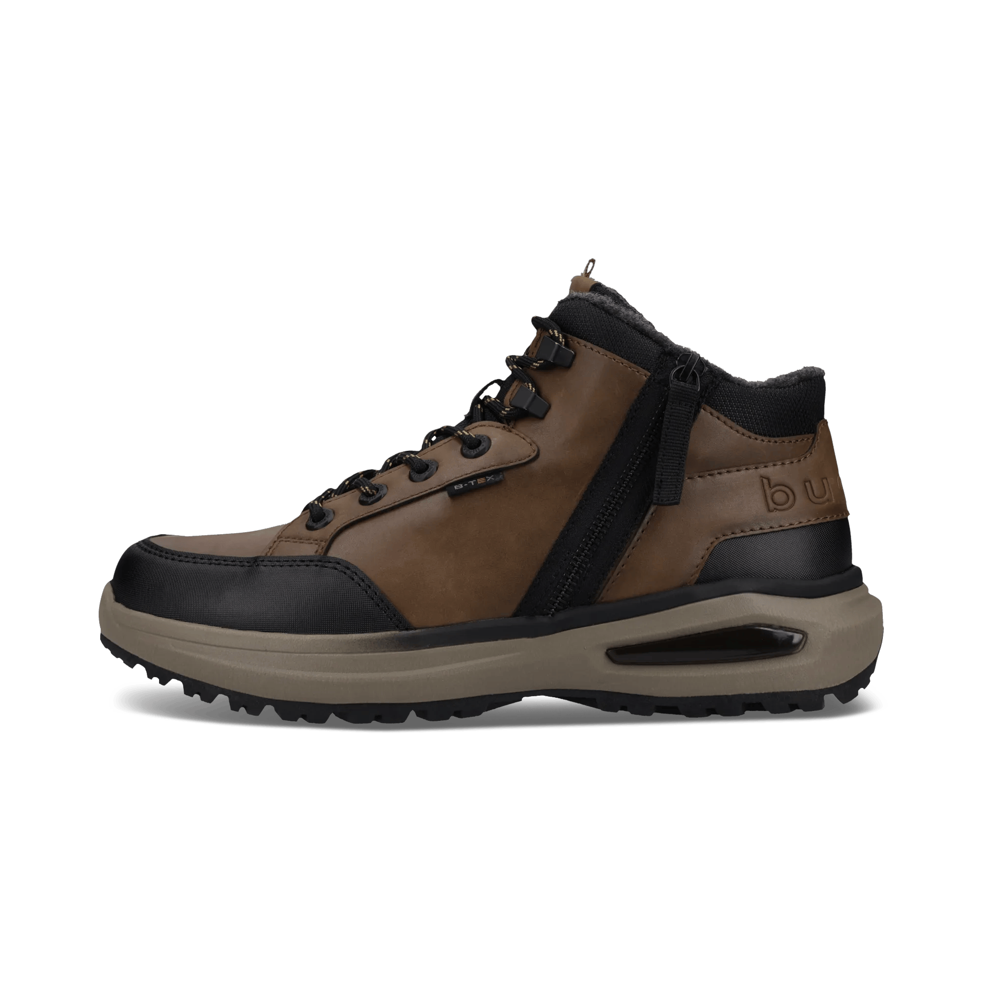 Cognacbraune Sneaker-Boot