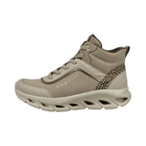 Sandfarbene Schnürstiefel