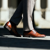 Leather Business Lace Shoe Witt cognac