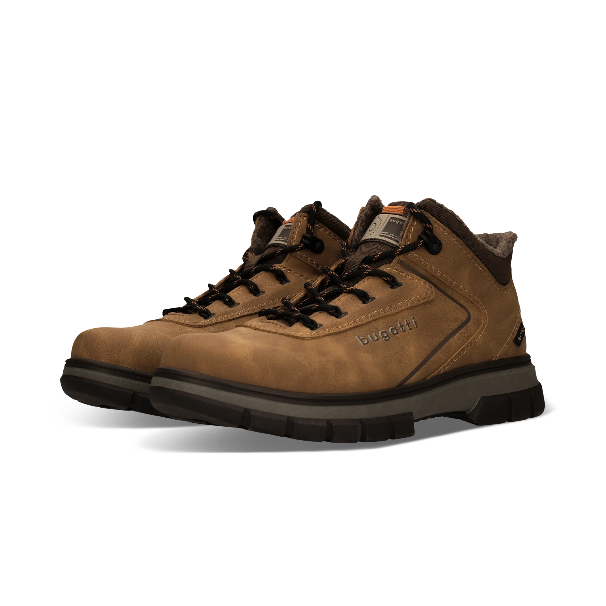 Schnürstiefel cognac