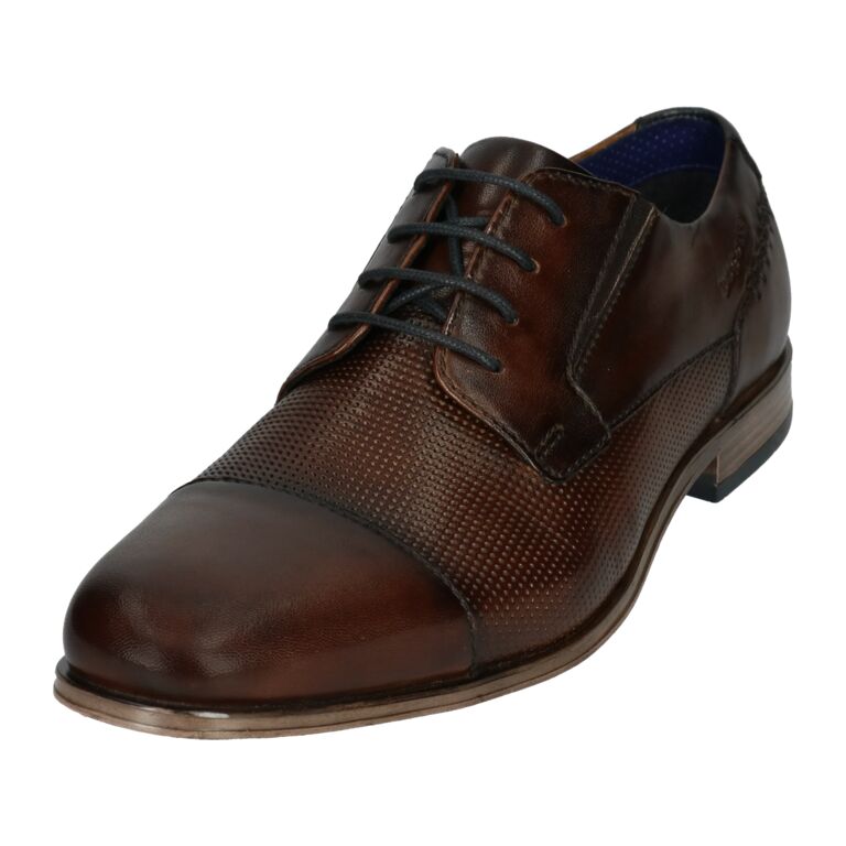 Derbies business en cuir marron