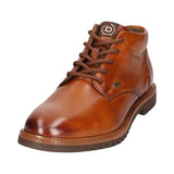 Leather Lace-up Boots cognac