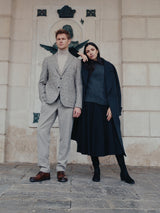 Leder Business Schnürer cognac