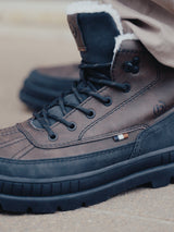 Schnürstiefel braun