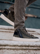 Schnürstiefel grün