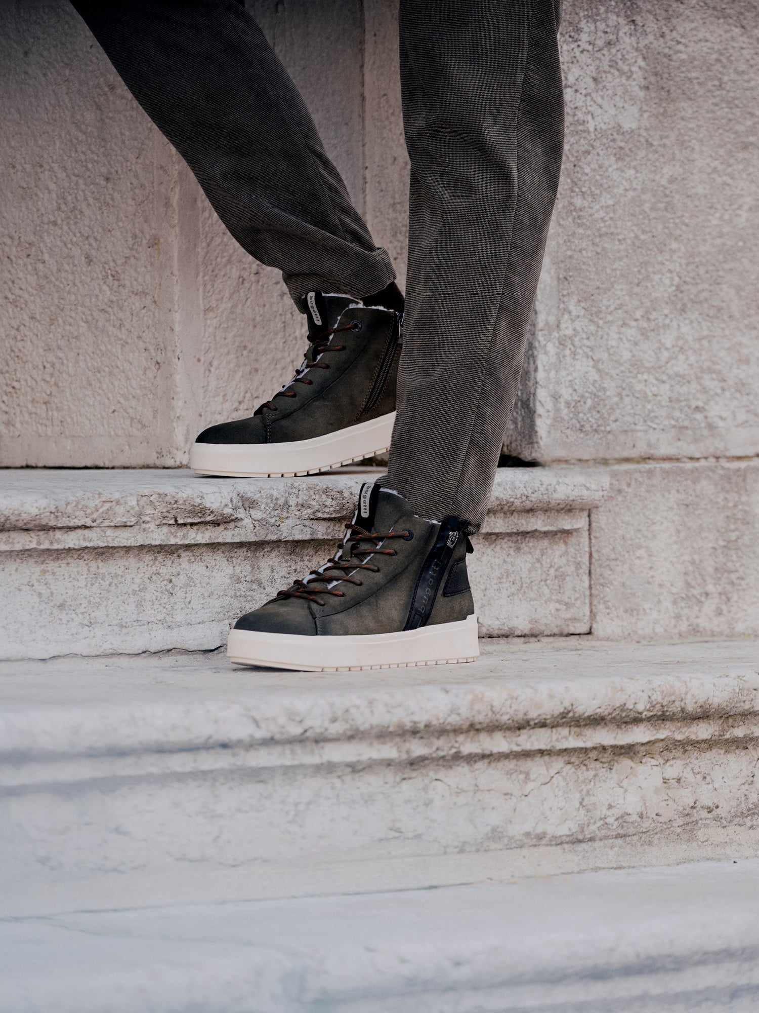 Schnürstiefel grün