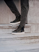 Schnürstiefel grün